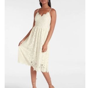 Express lace midi dress